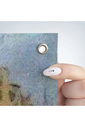 Yaşasın Cumhuriyet Yazan Çocuklar Kanvas Duvar Örtüsü-Halısı-5896