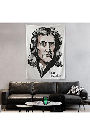 Isaac Newton Dekoratif Duvar Örtüsü - Halısı-5914