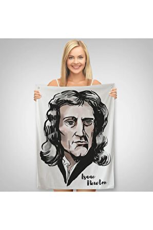 Isaac Newton Dekoratif Duvar Örtüsü - Halısı-5914