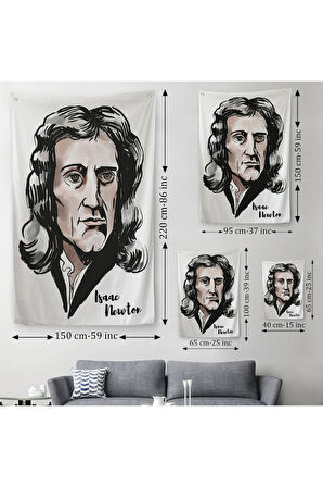 Isaac Newton Dekoratif Duvar Örtüsü - Halısı-5914