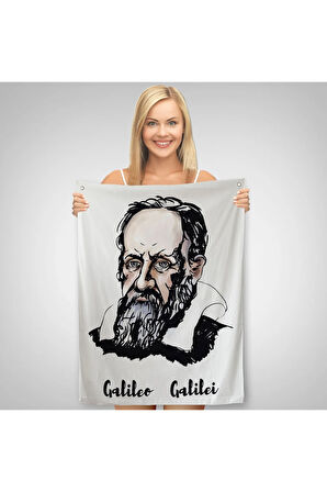 Galileo Galilei Dekoratif Duvar Örtüsü - Halısı-5915