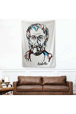 Aristoteles Dekoratif Duvar Örtüsü - Halısı-5919