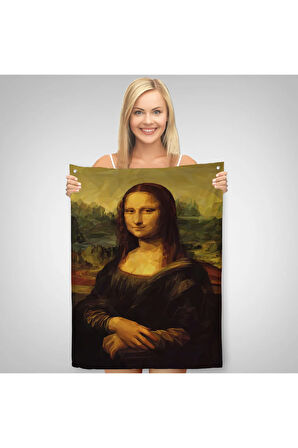 Mona Lisa Leonardo da Vinci Duvar Örtüsü-Halısı Dekoratif Duvar Örtüsü - Halısı-5955