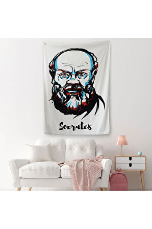 Socrates Dekoratif Duvar Örtüsü - Halısı-5969