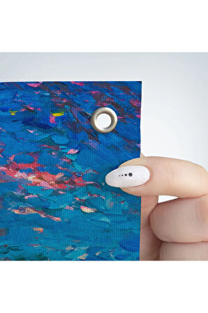 Moskova Parkta Gece Manzarası Duvar Örtüsü - Halısı-5986