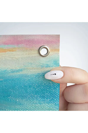 Yağlı Boya Görünümlü Yelkenli Duvar Örtüsü - Halısı-5999