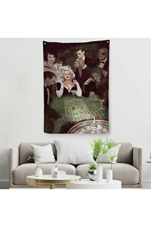 1950 Kumarhane Duvar Örtüsü - Halısı-6030