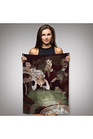 1950 Kumarhane Duvar Örtüsü - Halısı-6030