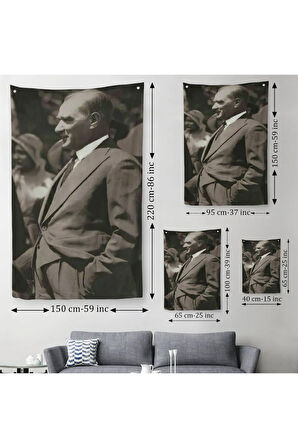 Atatürk Duvar Örtüsü - Halısı-6068