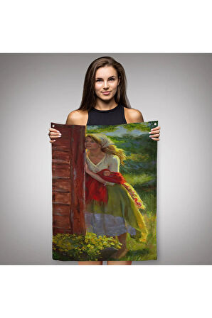 Michelle Murray Amerika Köylüsü Duvar Örtüsü - Halısı-6097