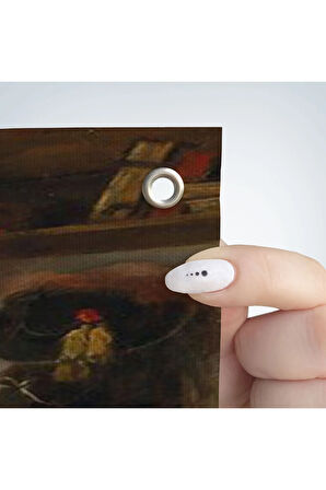 Ortaçağ Avrupası Sevgililer Duvar Örtüsü - Halısı-6103