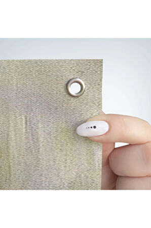 Beyaz Elbiseli Güzel Kız Dekoratif Duvar Örtüsü - Halısı-6108