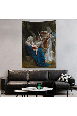 Song of the Angels, Meleklerin Şarkısı Dekoratif Duvar Örtüsü - Halısı-6123