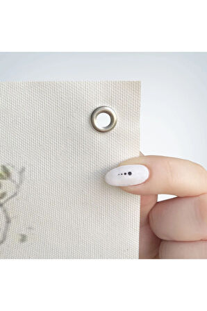 Yaprak Boynuzlu Geyik Duvar Örtüsü - Halısı-6133