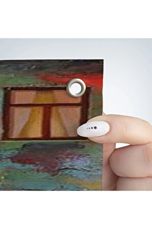 Aşık Çift Kanvas Duvar Örtüsü - Halısı-6179