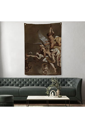 Roberto Ferri'in Kırık Zevkler İsimli Eseri Duvar Örtüsü - Halısı-6182