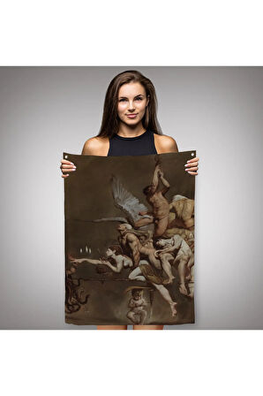 Roberto Ferri'in Kırık Zevkler İsimli Eseri Duvar Örtüsü - Halısı-6182