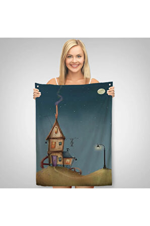 Güzel Ev Dekoratif Duvar Örtüsü-Halısı - Halısı -6186