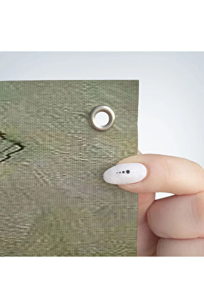 Makyaj Yapan Güzel Kadın Dekoratif Duvar Örtüsü - Halısı -6187