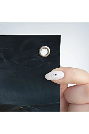 Cadılar Bayramı Helloven Dekoratif Duvar Örtüsü - Halısı -6193