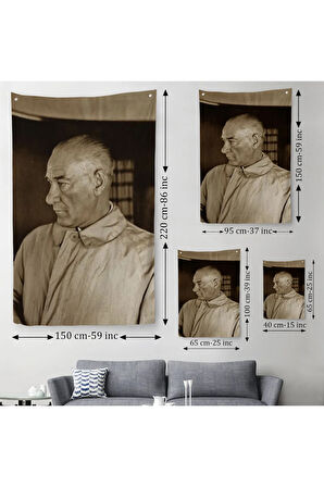 Atatürk Duvar Örtüsü - Halısı-6201