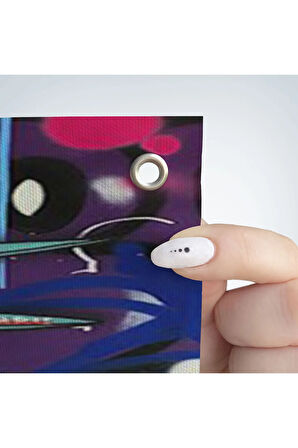 Mona Lisa Grafitti Pop Art Duvar Örtüsü - Halısı -6216