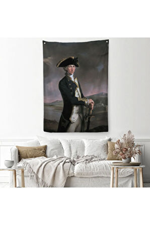İngiliz Amiral Horatio Nelson Dekoratif Duvar Örtüsü - Halısı-6227