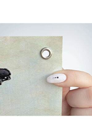 Bilardo Topunun Üstünde Oturan Pub Kızı Duvar Örtüsü - Halısı-6230