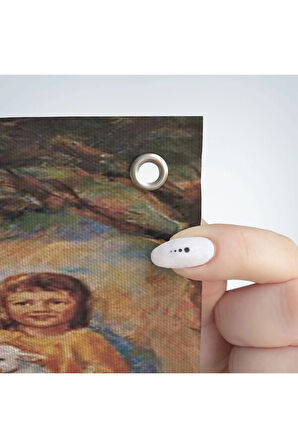 İsa Mesih ve Çocuklar Duvar Örtüsü - Halısı-6236