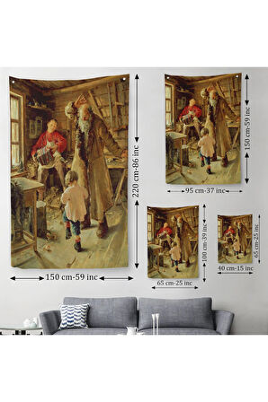 Mutlu Bir An Duvar Örtüsü - Halısı-6240