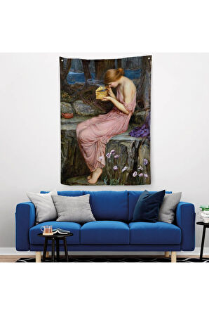 Psyche Altın Kutuyu Açıyor Yunan Mitolojisi Duvar Örtüsü - Halısı-6261