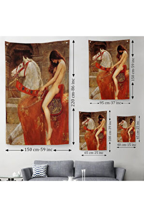 Lady Of Govida Boyama Seti Lady of Govida - Tanrının Armağanı Duvar Örtüsü - Halısı-6292