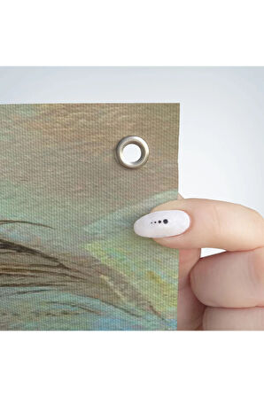 Gözü Akan Kadın Dekoratif Duvar Örtüsü - Halısı-6333