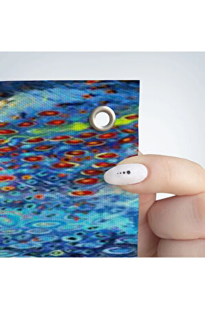 Su Altında Yüzen Kız Duvar Örtüsü-Halısı-6334