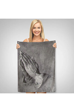 Dua Eden Eller Duvar Örtüsü-Halısı, Albrecht Dürer Praying Hands-6342