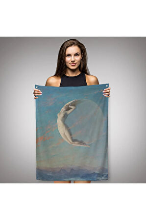 Fransız Ressam Albert Aublet’in “Selene” Adlı Duvar Örtüsü-Halısı-6345