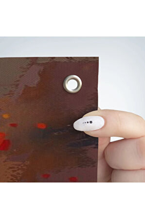 Beyaz Elbiseli Kemani Kadın Duvar Örtüsü-Halısı-6380