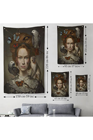 Doğal Takı Duvar Örtüsü-Halısı-6400