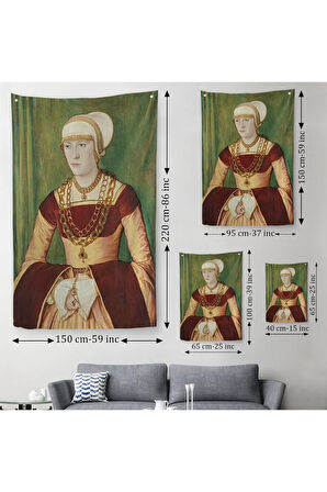 Barthel Beham'in Ursula Rudolph'un Duvar Örtüsü-Halısı-6410