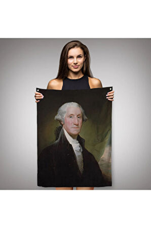 Amerika Birleşik Devletleri Kurucusu George Washington Duvar Örtüsü-Halısı-6411