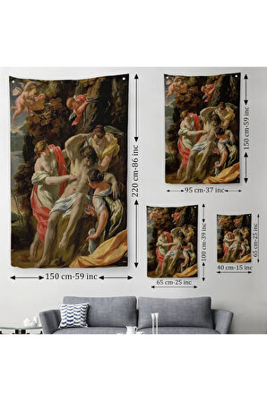 Alessandro Turchi Saint Sebastian Duvar Örtüsü-Halısı-6412