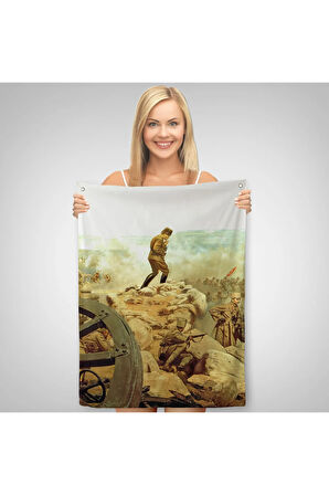 Atatürk ve Büyük Taarruz Duvar Tablusu-6463