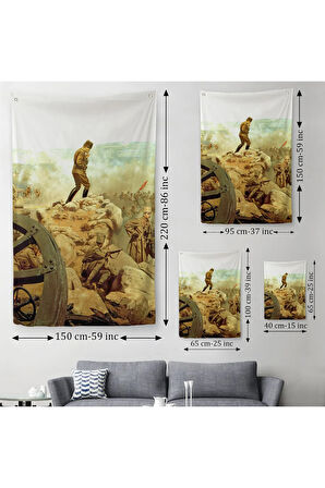 Atatürk ve Büyük Taarruz Duvar Tablusu-6463
