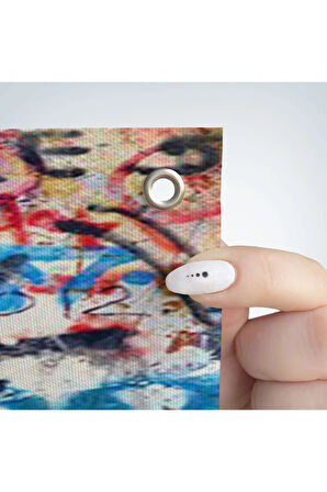 Audrey Hepburn Graffiti Pop Art Duvar Örtüsü-Halısı-6470