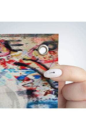 Marilyn Monroe Graffiti Pop Art Duvar Örtüsü-Halısı-6471