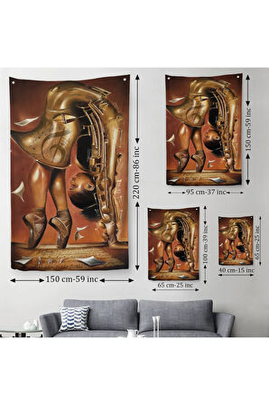 Baltık Melodisi Duvar Örtüsü-Halısı - The Balletic Tune-6488