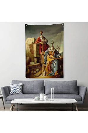 Vito Campanella'nın Rönesans Sürreal Duvar Örtüsü-Halısı -6492