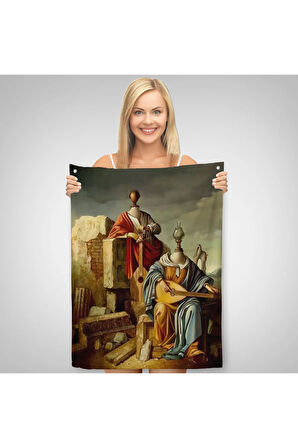 Vito Campanella'nın Rönesans Sürreal Duvar Örtüsü-Halısı -6492