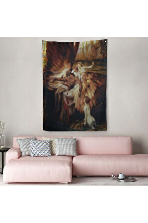 İkarus İçin Ağlayan Melekler Duvar Örtüsü-Halısı - Lament For Icarus-6499