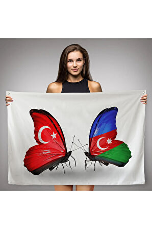 Azerbaycan Türkiye Dekoratif Kanvas Duvar Örtüsü-Halısı-6501